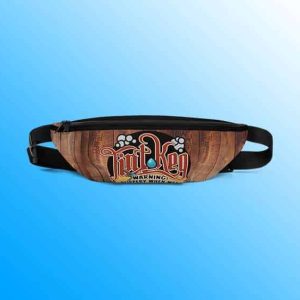 Tint Keg Over the Shoulder Tool Pouch in brown/black, compact design with adjustable straps, ideal for on-the-go tool storage.