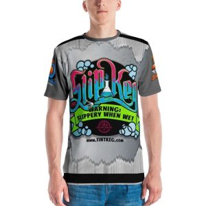 Men's All-Over Print Crew Neck T-shirt - White