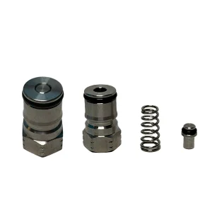 Ball lock liquid post with popit valve for tint keg systems.