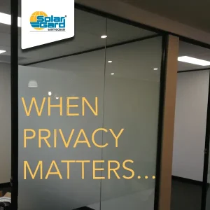 SolarGard Clear Frost architectural window film for solar control and privacy.