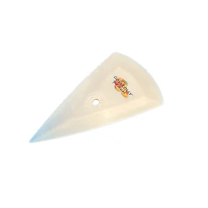 Peach Contour Squeegee with Polished Edges for Smooth Applications.