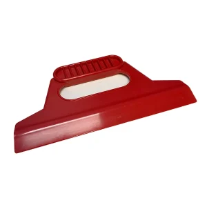 Close-up of the red Edge Tool, designed for pulling back gaskets with an ergonomic and budget-friendly design.