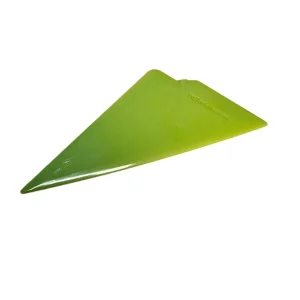 EZ Wing Lime squeegee tool with chizler tip, stiff nose, and curved edge for precision and efficiency in tight spots.