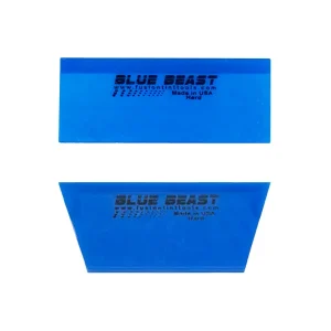Fusion Blue Beast Squeegee Blade with beveled edges, designed for precise and effective film installation.