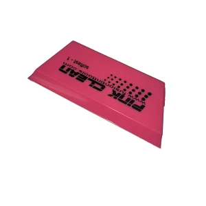 Fusion Pink Clean Squeegee Blade designed for precise water clearing around defroster lines.
