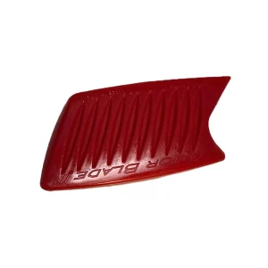 Red Gator Blade II with three working edges, designed for tucking film and touch-ups, ideal for use as a versatile tool in tinting and detailing.
