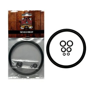O-Ring Kit for Ball Lock Tanks, featuring replacement o-rings for lid, dip tubes, and ball lock posts.