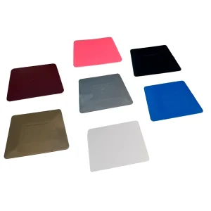 Pro Tools Now Hard Card Set - 4" Teflon Squeegee Cards in various colors for professional tinting and film installation.