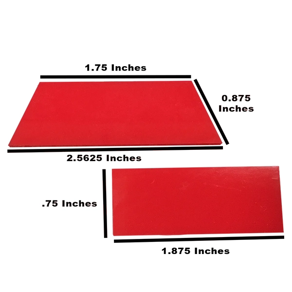 Fusion Quarter Pro Red Line Replacement Blades 1 Fusion Red Line Quarter Pro Replacement Squeegee Blades (Cropped and Uncropped)