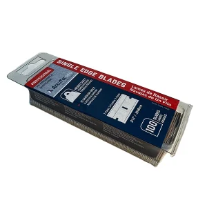 Single Edge Razor #12 Replacement Blades 100 pack with aluminum backing