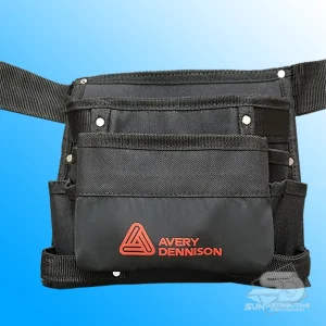 Avery Dennison Tool Pouch with durable construction and multiple compartments for film installation tools.