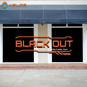 Helios Black Out Flat Glass Filma