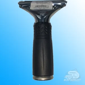Unger Pro Handle with a black ergonomic grip and a sturdy metal head, designed for use with Unger metal channels.